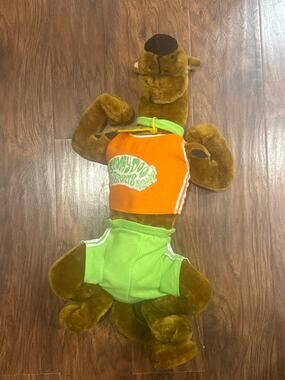 Vintage Scooby doo sports plush dog 1998 16” toy Cartoon Network
